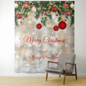 Tenture Christmas Festive Backdrop  (En situation)