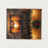 Tenture Christmas Fireplace (Devant (Horizontal))