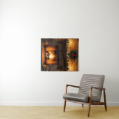 Tenture Christmas Fireplace (En situation (horizontale))