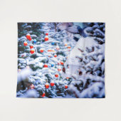 Tenture Christmas Idyll impressionnant (Devant (Horizontal))