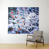 Tenture Christmas Idyll impressionnant (En situation (horizontale))