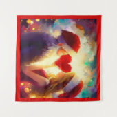 Tenture Christmas Love 1 (Devant (Horizontal))