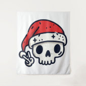 Tenture Christmas Skeleton Père Noël (Devant)
