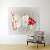 Tenture Christmas Snowman (En situation (horizontale))