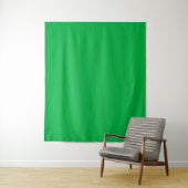 Tenture Chroma couleur clé vert (En situation)