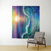 Tenture Chroma Sea Seascape (En situation)