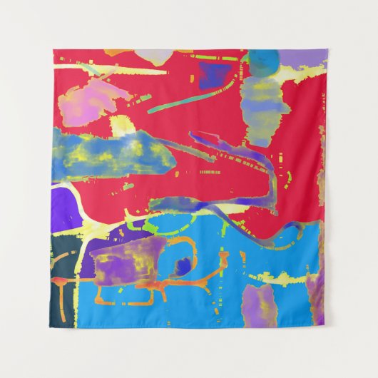 Tenture Chromatic Collision  Primary Pulse (Devant (Horizontal))