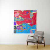 Tenture Chromatic Collision Primary Pulse (En situation (horizontale))