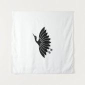 Tenture Chrysanthème en forme de grue (Devant (Horizontal))