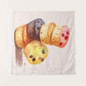 Tenture Chute de la tour Muffin (Devant (Horizontal))