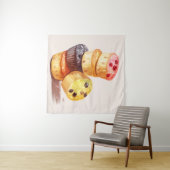 Tenture Chute de la tour Muffin (En situation (horizontale))