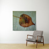 Tenture Chute de pluie sur la feuille (En situation (horizontale))