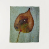 Tenture Chute de pluie sur la feuille (Devant)