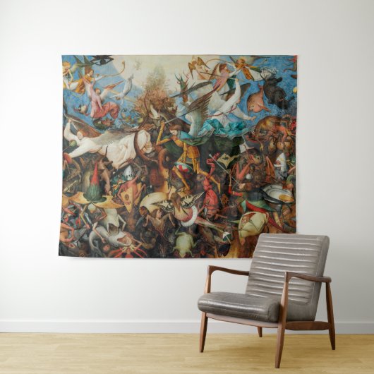 Tenture Chute des anges rebelles | Pieter Bruegel, Aîné | (En situation (horizontale))