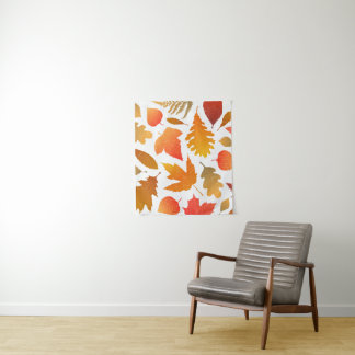 Tenture Chute pour l'automne - Motif feutre douillet