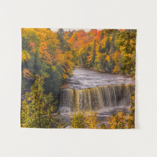 Tenture Chutes supérieures avec couleurs d'automne (Devant (Horizontal))