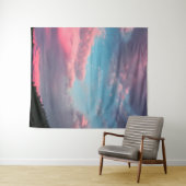 Tenture Ciel de couleur pastel (En situation (horizontale))