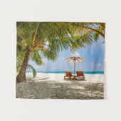 Tenture Ciel déprimé des palmiers | (Devant (Horizontal))