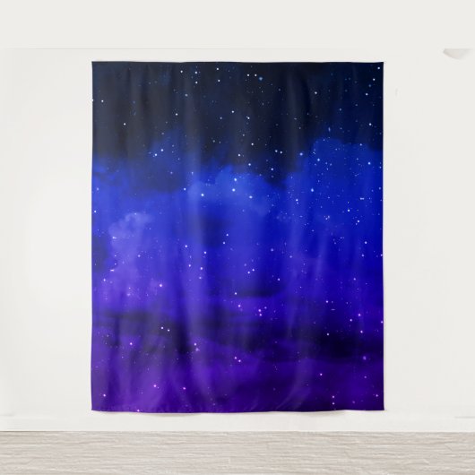 Tenture Ciel étoilé, planètes étoiles (Devant)