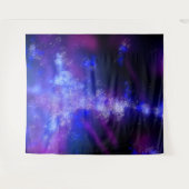Tenture Ciel nocturne bleu Sapphire (Devant (Horizontal))