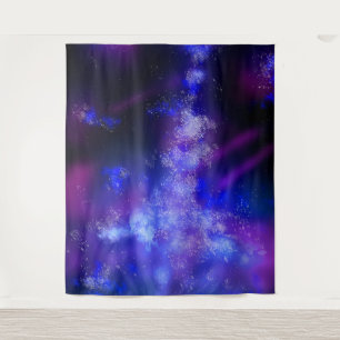 Tenture Ciel nocturne bleu Sapphire