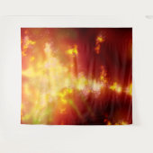 Tenture Ciel nocturne flamme (Devant (Horizontal))