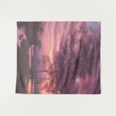 Tenture Ciel nuageux rose (Devant (Horizontal))