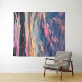 Tenture Ciel rose (En situation (horizontale))