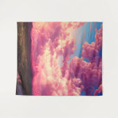 Tenture Ciel rose céleste (Devant (Horizontal))