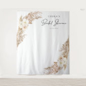 Tenture CIERA Bohème Pampas Grass Fête de Mariage (Devant)