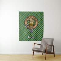 Cimier de lion Clan Currie sur Tartan