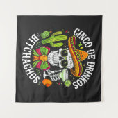 Tenture Cinco De Drinko Bitchachos (Devant (Horizontal))