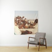 TENTURE CINQ CAMELS SUR LE TERRAIN (En situation)