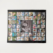 Tenture Cinquante-cinquième Anniversaire Collage de Photos (Devant (Horizontal))