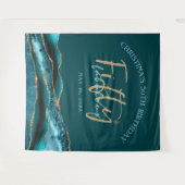 Tenture Cinquante et fabuleux Agate Turquoise Contexte pho (Devant (Horizontal))