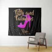 Tenture Cinquante et fabuleux textes en or rose chaud Girl (En situation (horizontale))