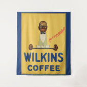 Tenture circa la copie 1930 d'annonce de café de Wilkins (Devant)