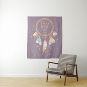 Tenture Citation de la bande de Dreamcatcher Boho Purple (En situation)