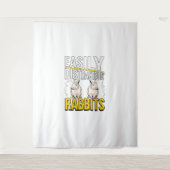 Tenture Citation De Lapin Facilement Distraite Par Les Lap (Devant)