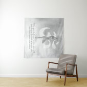 Tenture Citation de l'arbre de méditation de l'instructeur (En situation (horizontale))