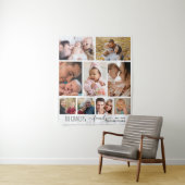 Tenture Citation de nom de famille personnalisée 9 Collage (En situation)