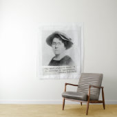 Tenture Citation d'Emma Goldman - Ignorance - Activisme fé (En situation)
