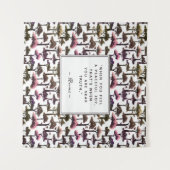 Tenture Citation Rumi Inspirationnelle Art Arbre Abstrait  (Devant (Horizontal))