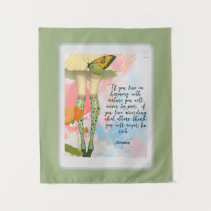 Tenture Citation Seneca Whimsical Modern Collage