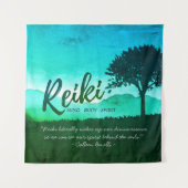 Tenture Citations de l'instructeur de médiation Reiki Mast (Devant)