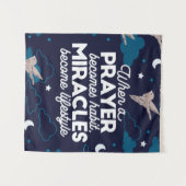 Tenture Citations de prière et de miracles (Devant (Horizontal))