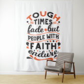 Tenture Citations pour les moments difficiles mais la foi (En situation)