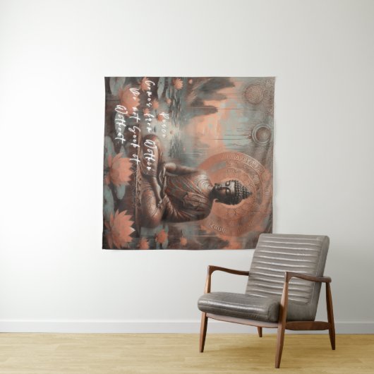 TENTURE CITE DE BUDDHA - LA PAIX VIENT DE L'INTÉRIEUR (En situation (horizontale))