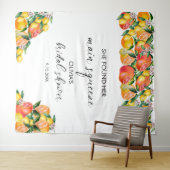 Tenture Citron | Agrumes | Fond d'écran photo de la Fête d (En situation (horizontale))