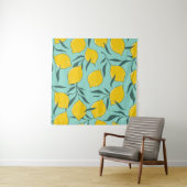 Tenture Citron Art Mode Abstrait sans couture (En situation)